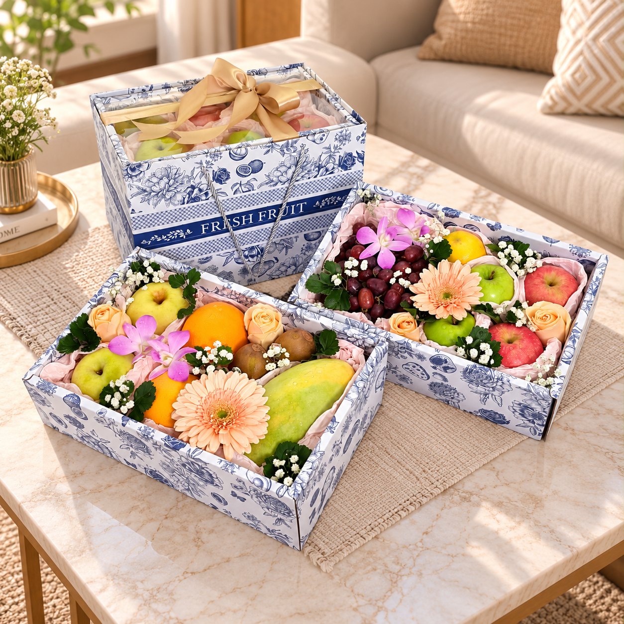 Elegant_Fresh_Fruit_Gift_Boxes_under_1MB FB 525 - Sunny Bliss - Image 1